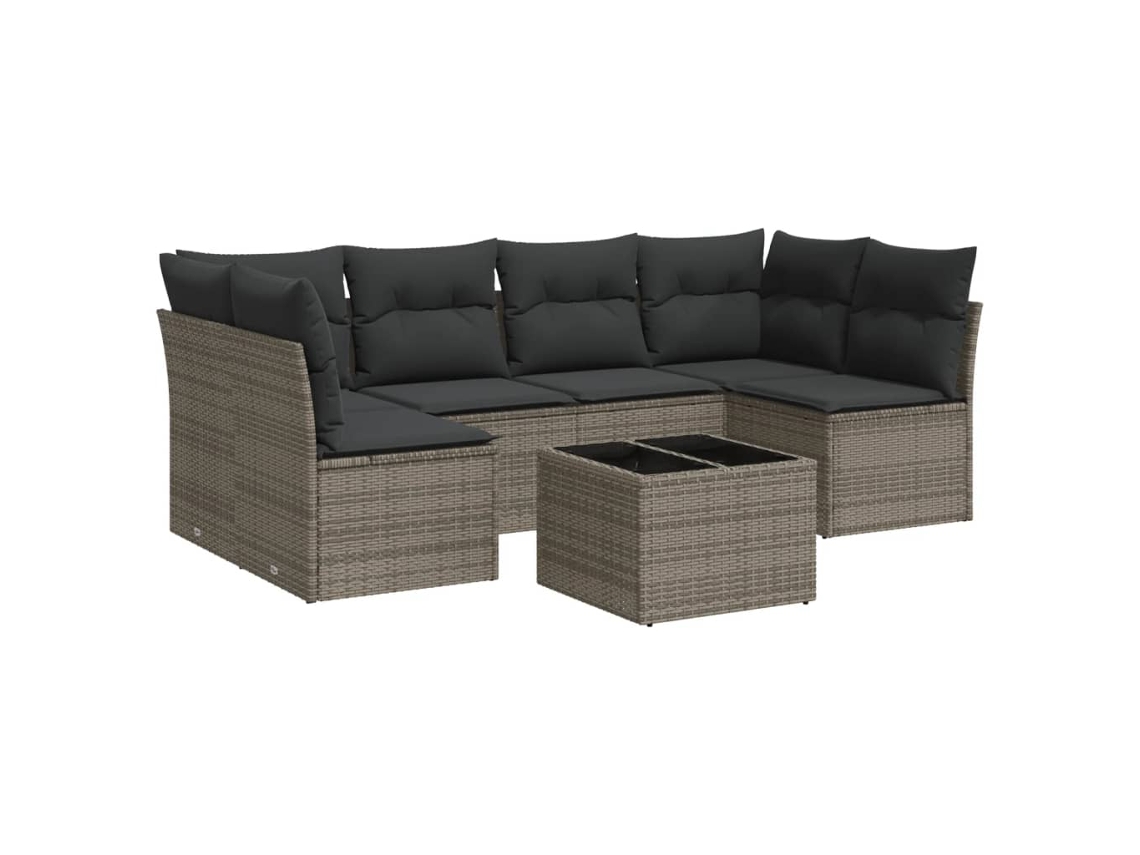 Garden Sofa Set, Garden Sofa Sets Vidaxl Cinzeto Rattan / Vime (n/a)