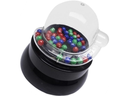 Máquina De Sorteio De Jackpot Elétrica Portátil E Transparente