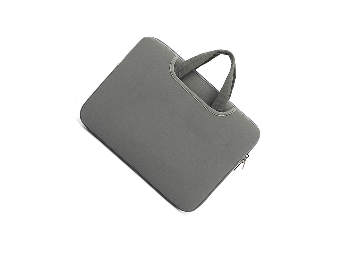 Capa Para Laptop À Prova Dágua Com Alça Cinza Brilvibera