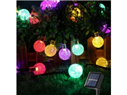 Luzes de fio solares externas, 8 modos, impermeáveis, decorativas, para festas e casamentos | S/MARCA