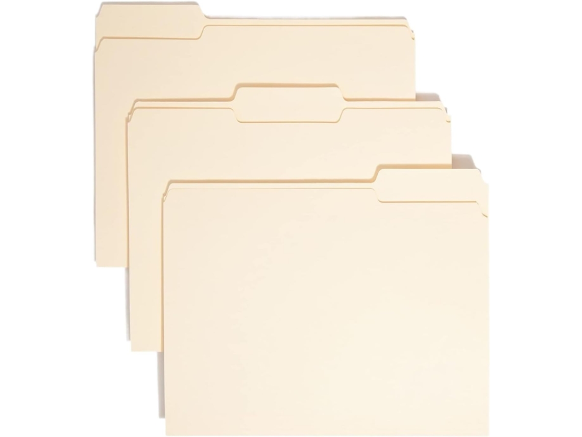 Pacote Com 100 Porta Documentos A4 | Espigas De 1/3 Para Arquivos Para Organizar Documentos Em Cas Vayotoy