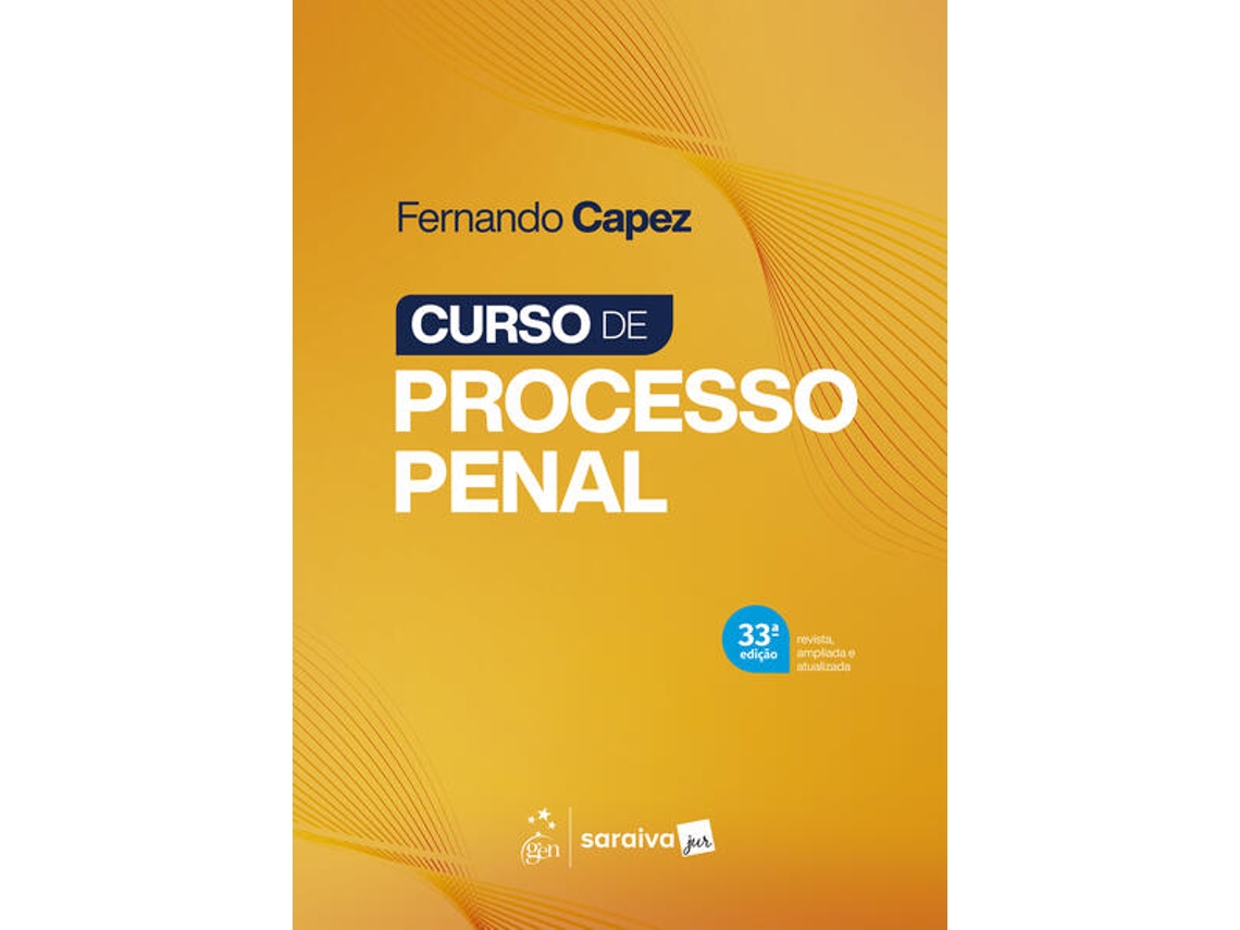 Livro Curso De Processo Penal - 33 Edição 2026 de Fernando Capez (Português do Brasil)