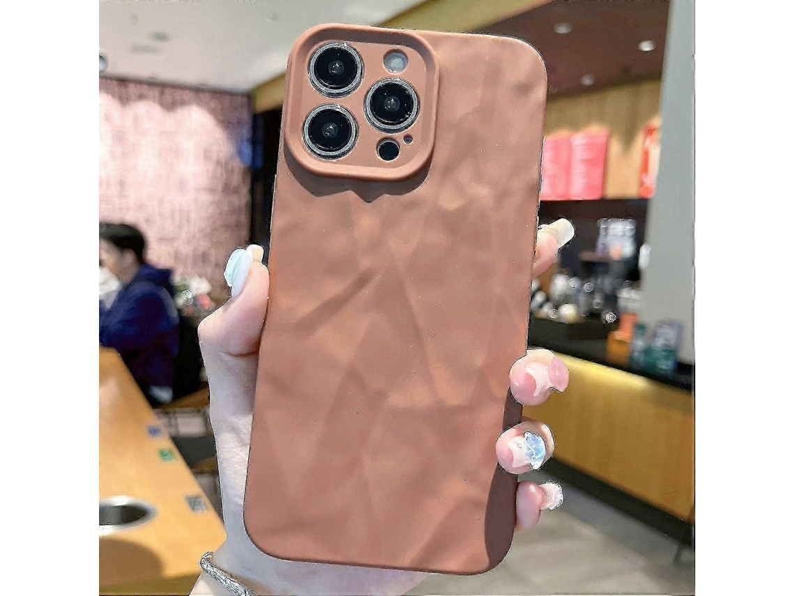 Capa De Tpu Texturizada Para Iphone 15 Pro
