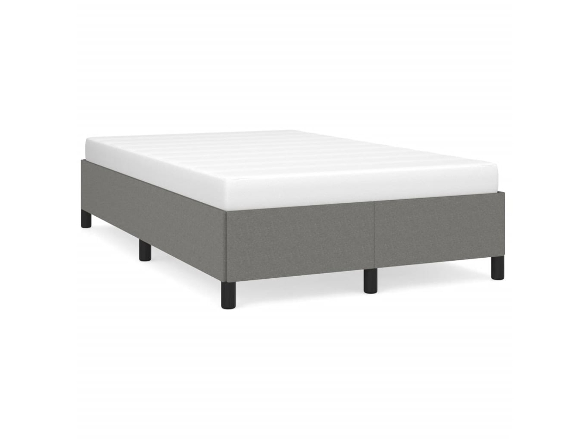 Bed Frame, Bed Frames Vidaxl Cinzeto Tecido (120 X 200 Cm)