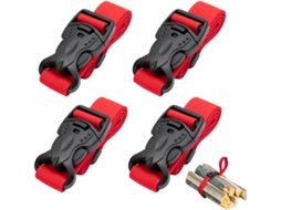 Conjunto De 4 Cintas Para Bagagem, 60cm, Ajustáveis Para Excursões