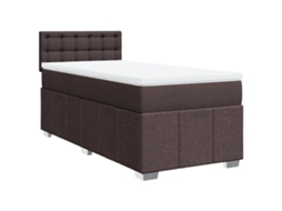 Box Spring Bed, Box Spring Beds Vidaxl Marrom Tecido (100  X  200  Cm)