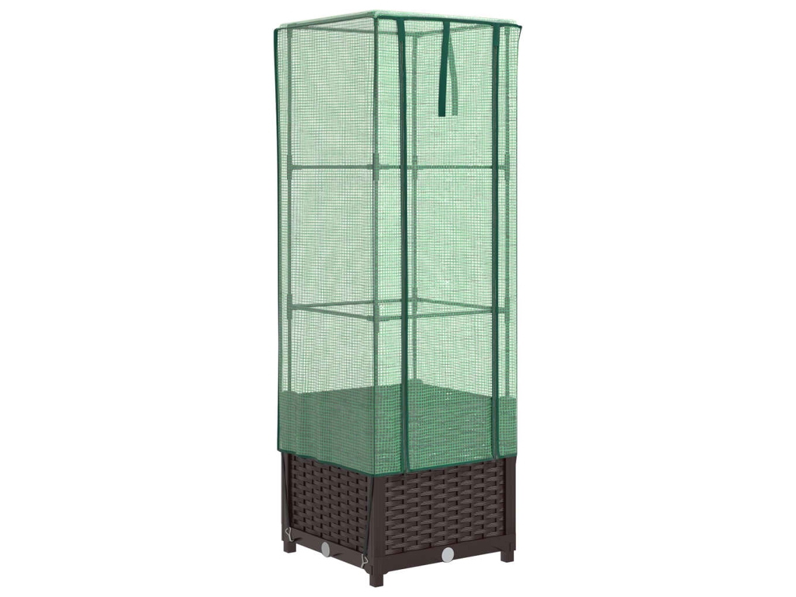 Canteiro elevado VIDAXL Polipropileno (40x40x139cm)