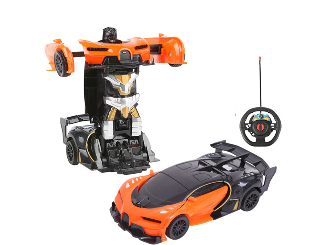 Carro Rc 2 Em 1 Transformação Robô Carros Ação Colisão Deformação Controle Remoto Esportes Dirigindo Brinquedos Para Meninos Em Aquaforge