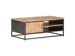 Vidaxl Mesa De Centro 90x50x35 Cm Madeira De Acácia Maciça