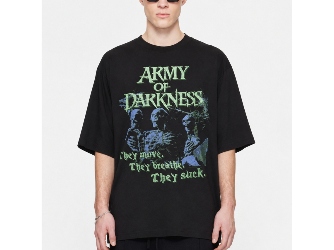 Rockinstone Army Of Darkness Movie They Suck Black Adult T-shirt Size:xl