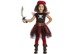 Fato de Menina DISFRAZZES Pirata Tutú (Tam: 5 a 6 anos)