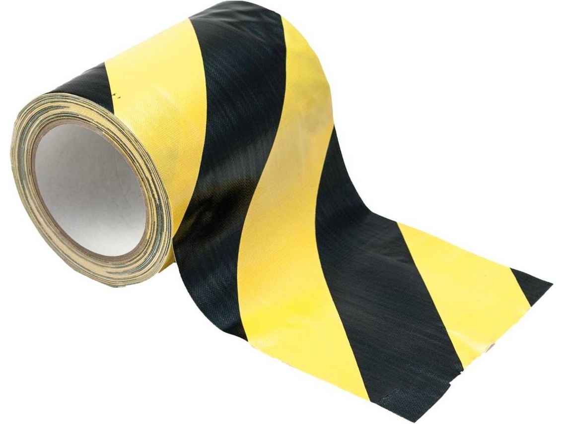 Fita para Cabos ACCESSORY yellow/black 150mm x 15m