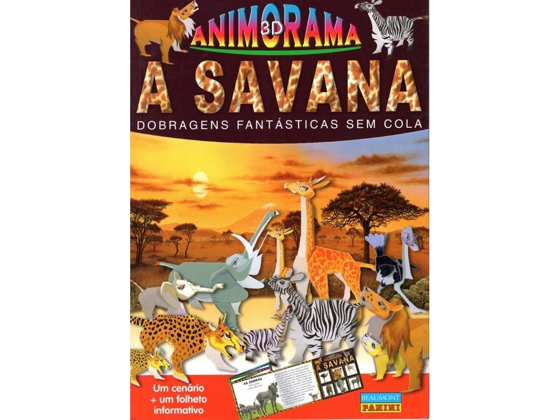 Livro A Savana-Animorama 3D (Francês)