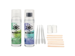 Cola de resina epóxi transparente, resistente a raios UV, segura, com baixo odor, para joias, madeira e artesanato.
