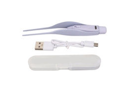 Pinça De Ouvido Com Luz Para Remoção De Cera Auditive, Carregamento Usb, Cabeça Arredondada E Design Antiderrapante