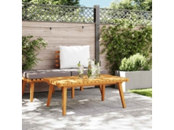 Vidaxl Mesa De Centro P/ Jardim 90x55x35 Cm Madeira De Acácia Maciça