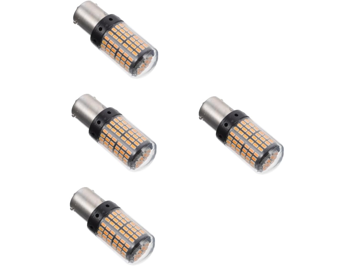 Ibasenice 4 Lâmpadas Led De Pisca Com Decodificação Automática Smd Farol Baixo Para Veículos