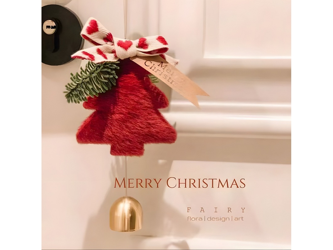 Decorações De Natal, Sinos Para Árvore De Natal, Enfeites De Porta, Enfeites De Parede, Presentes De Natal De Pelúcia, Estilo 8 Yunzii