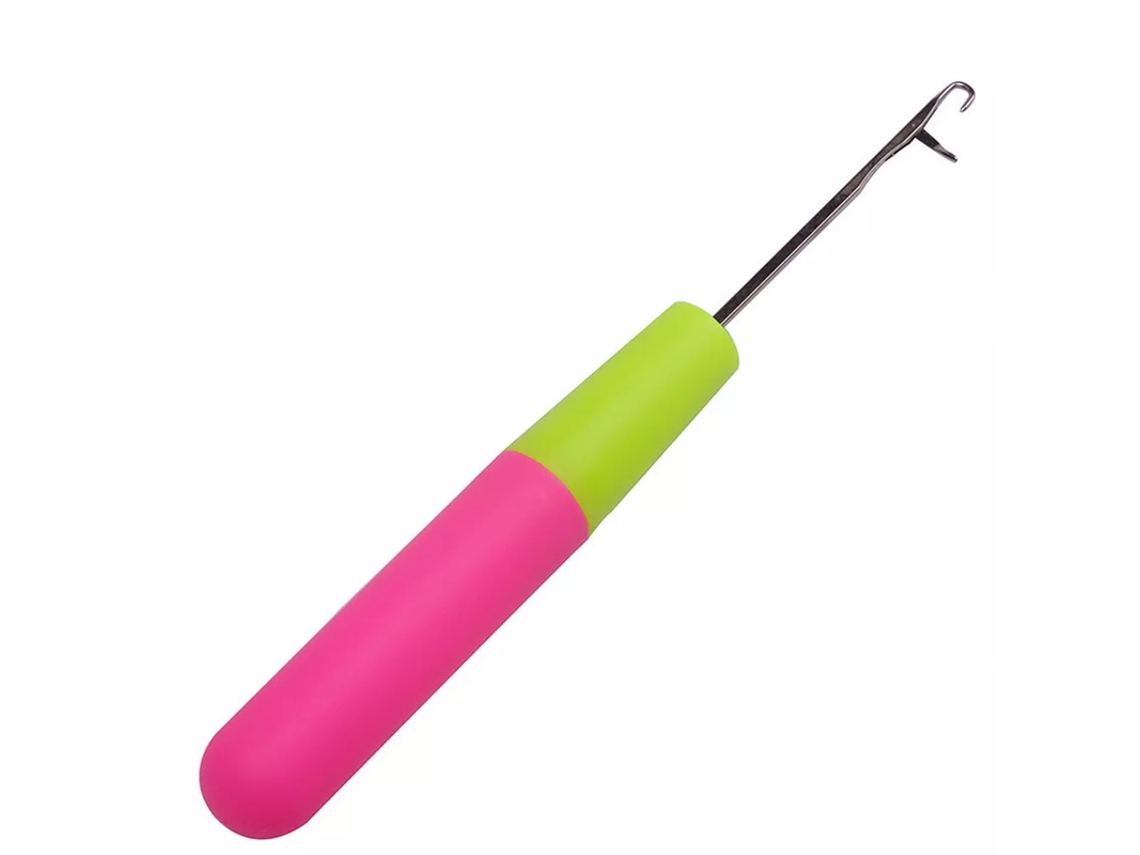 Agulha De Croch Orysin Para Cabelo ? Latch Hook Para Tranas, Extenses E Dreadlocks