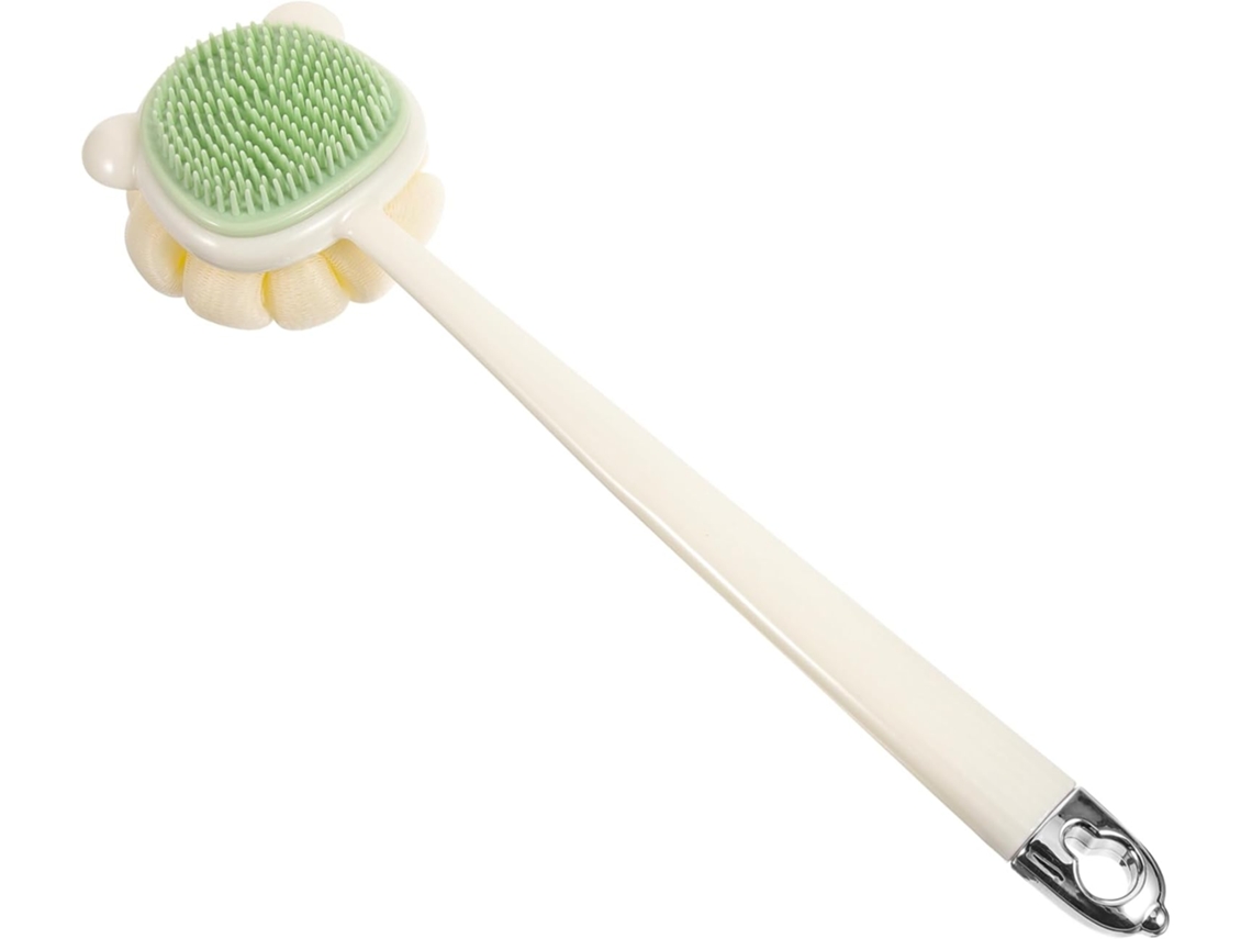 Escova De Banho Macia Com Cabo Longo, Esponja Esfoliante Para Massagem E Limpeza Corporal, Acessório Multifuncional Para