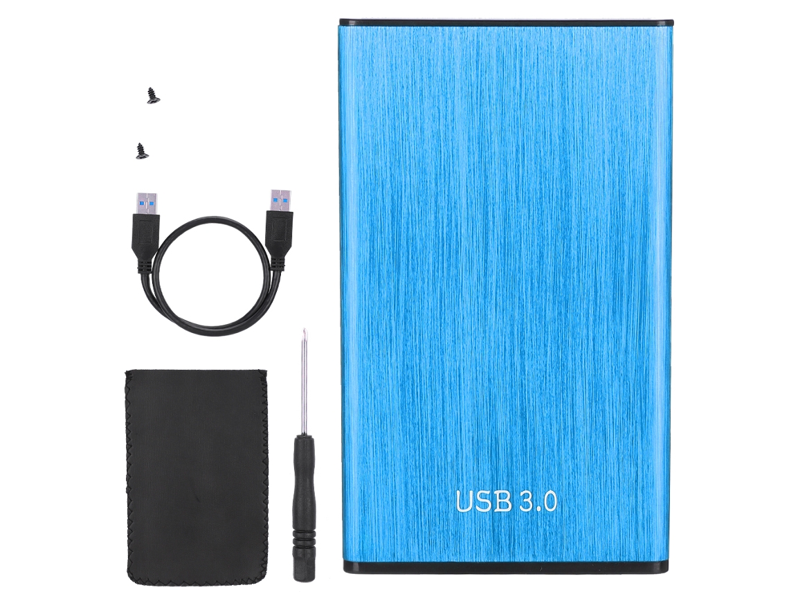 Enclosure De Disco Rígido (interface Usb3.0, Interface Sata) Enclosure De Disco Rígido De 2,5 Polegadas Azul