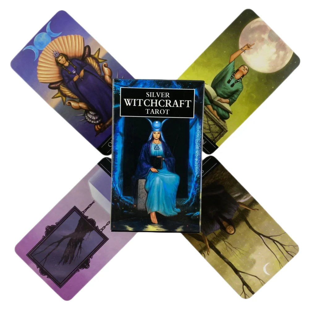 Tarô Do Feiticeiro Prateado (versão Em Inglês) 78 Cartas De Tarô Em Formato Pdf Para Jogo De Mesa