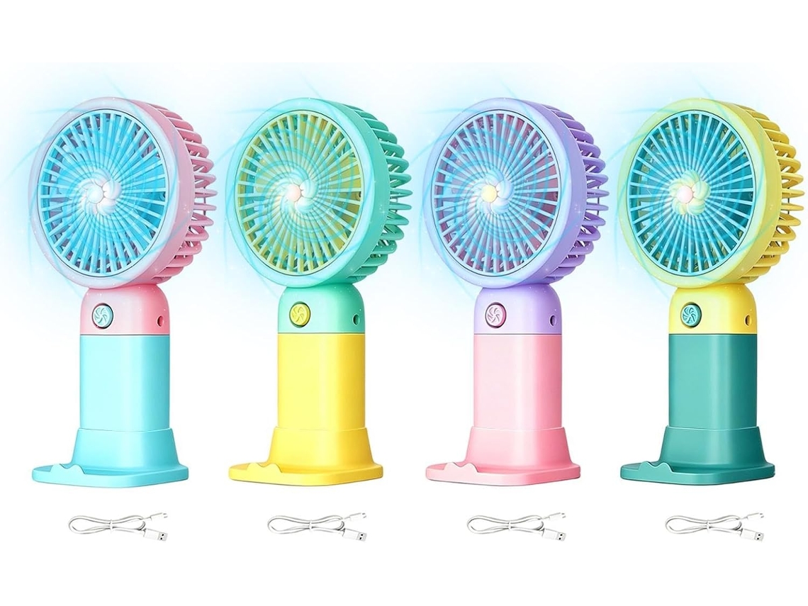 Ventilador De Mesa Para Quarto Com 199 Velocidades, Silencioso E