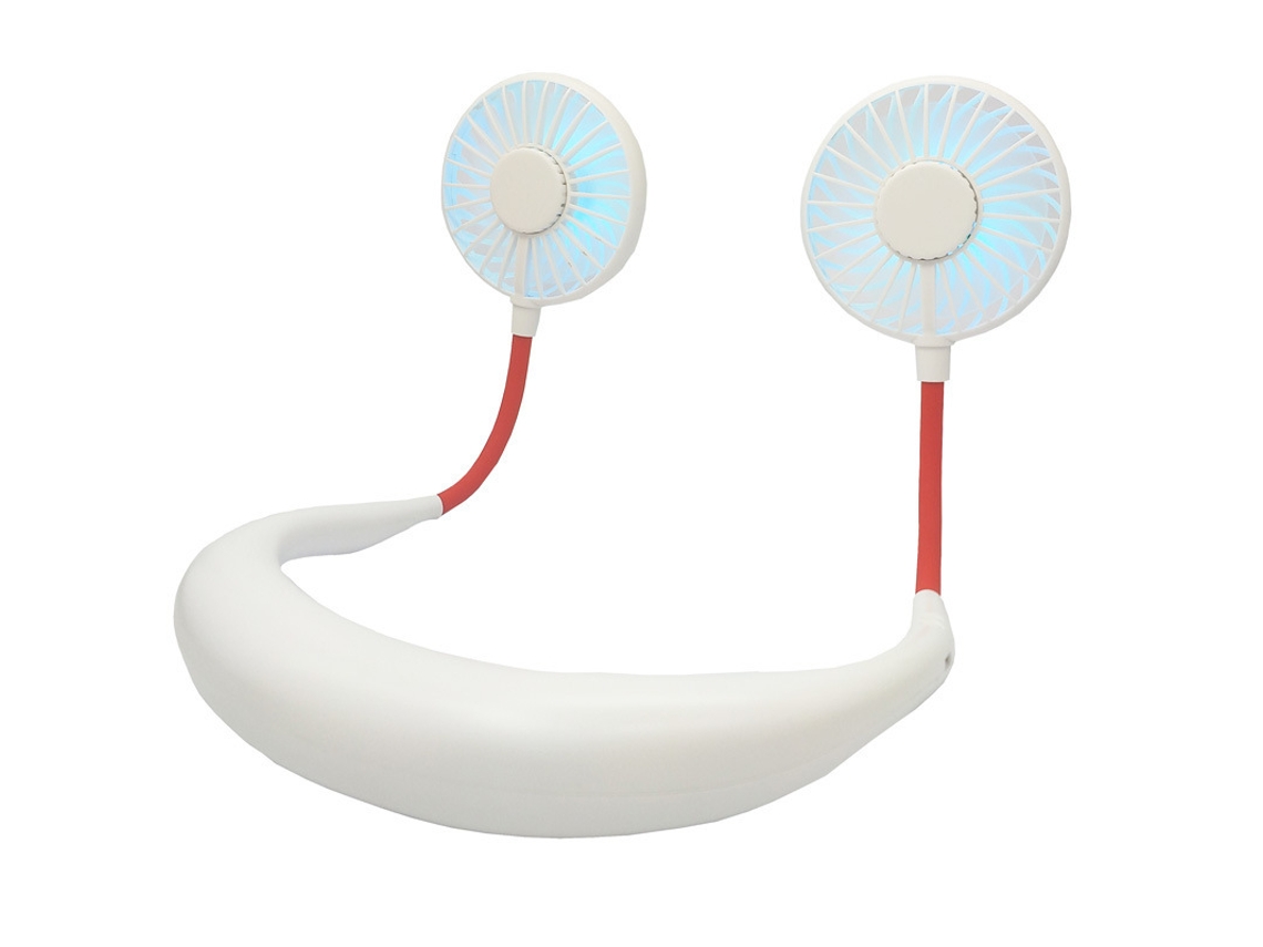 Ventilador RAMPOW de Pescoço com Luz Noturna 2000Mah