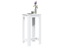 Vidaxl Mesa De Bar 51x50x103,5 Cm Derivados De Madeira Branco