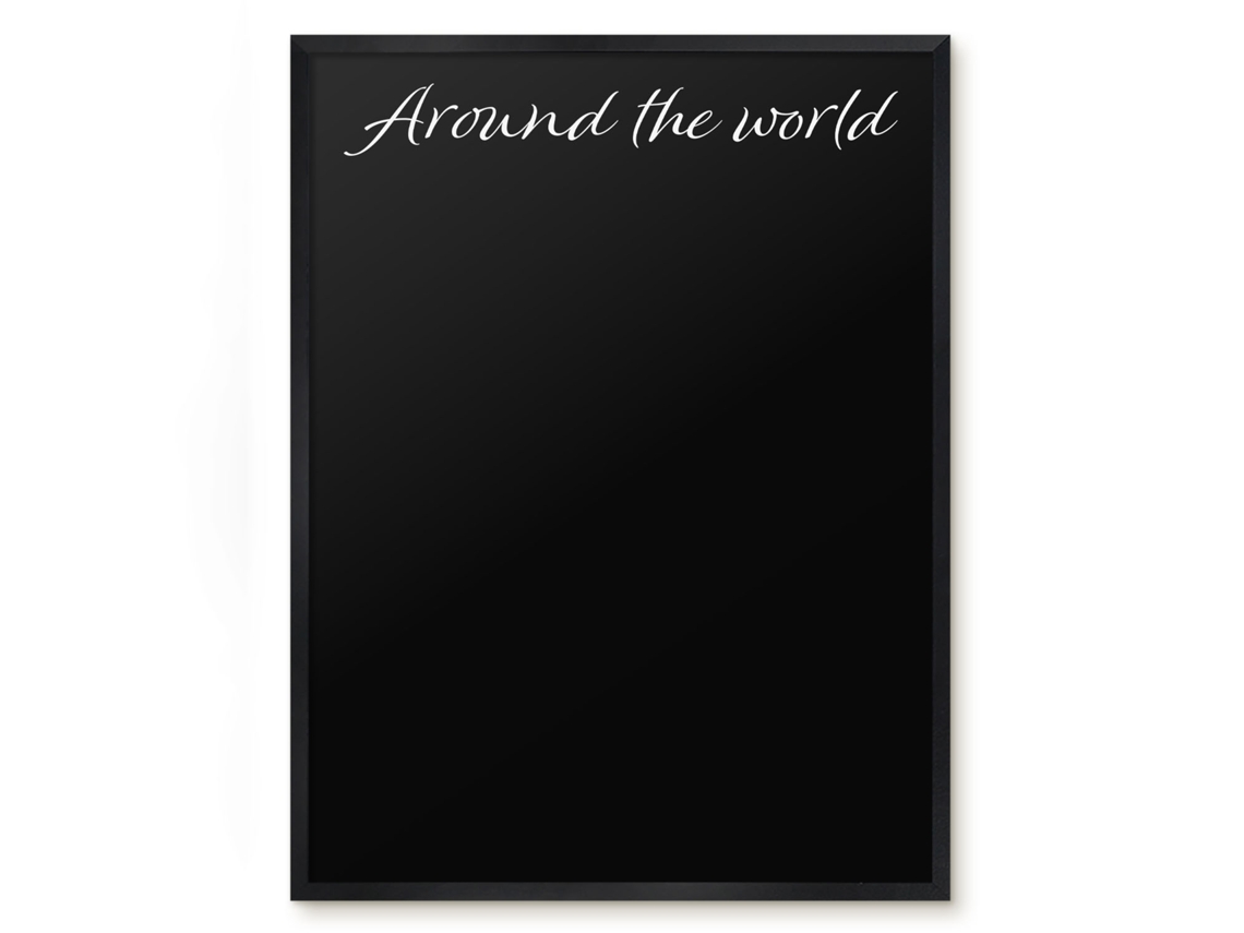 Magnetic Board Around The World For The Living Room Espelharte (60x80 Cm)