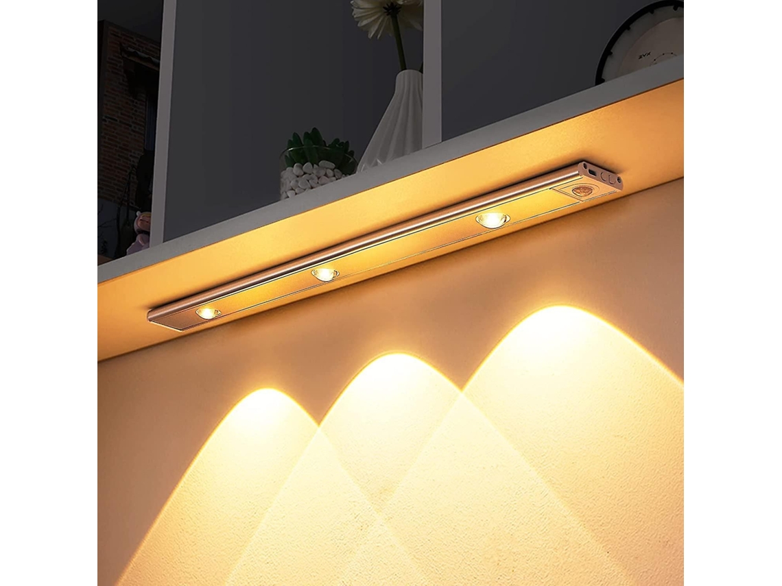 Luz De Led Com Sensor De Movimento Para Instalar Sob Armários (15,74 Polegadas/40 Cm)