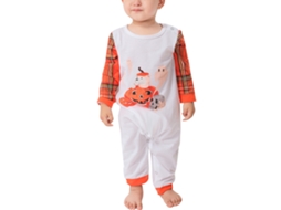 Laxiscreed Pijamas De Halloween Com Estampa De Abóbora, Manga Longa, Para Mulheres Xxl