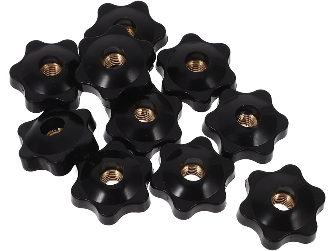 Lifkome Conjunto De 10-porcas Plástico Ajustáveis Para Puxadores Portas Armário