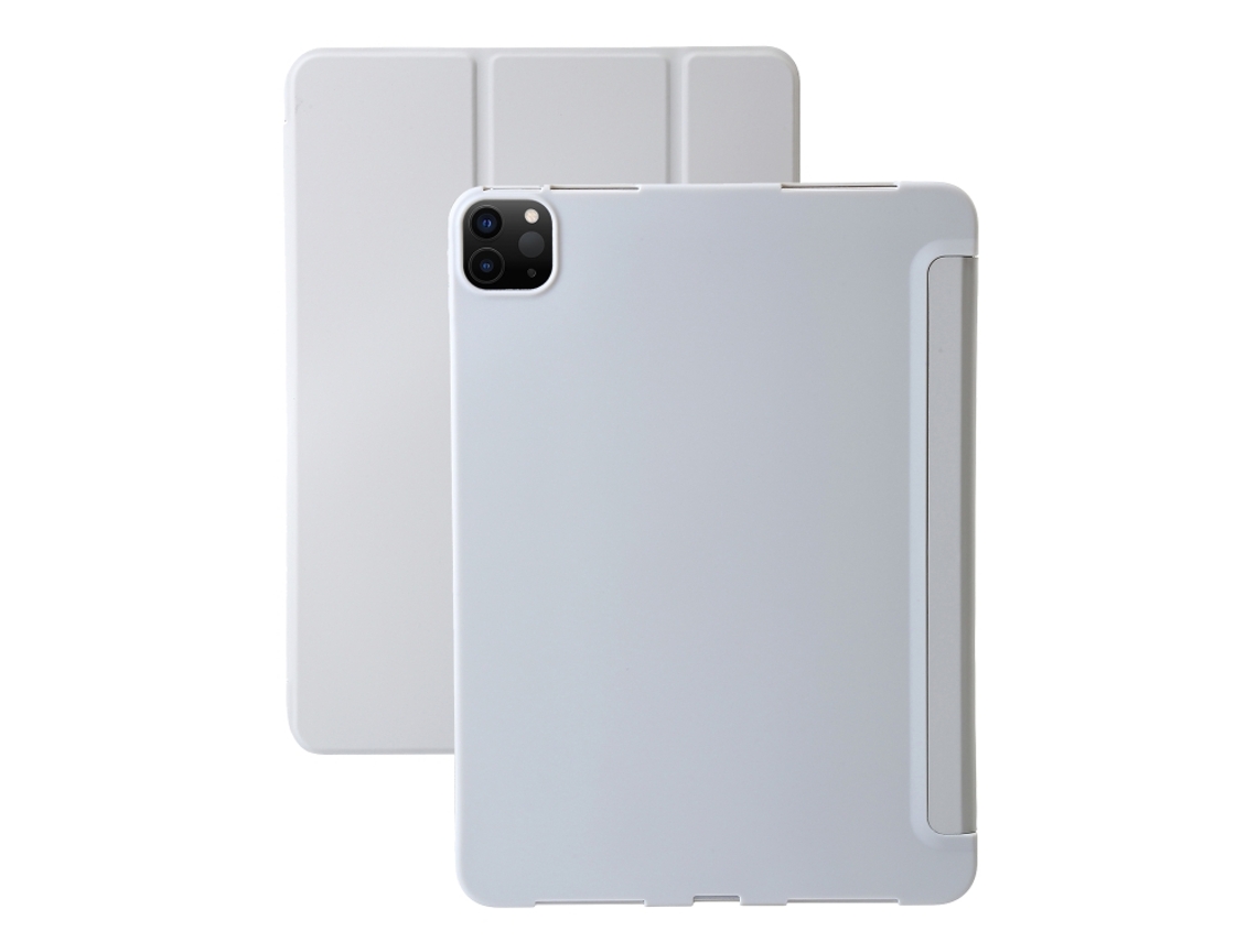 Capa Para Ipad Mini 6/mini 7 2021/2024 8.3 Polegadas Com 3 Dobras,cinza
