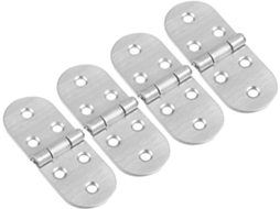 Conjunto De 4 Dobradiças Aço Inoxidável Para Bandeja Dobrável, Dobradiças Resistentes Para Móveis E Mesas Dobráveis