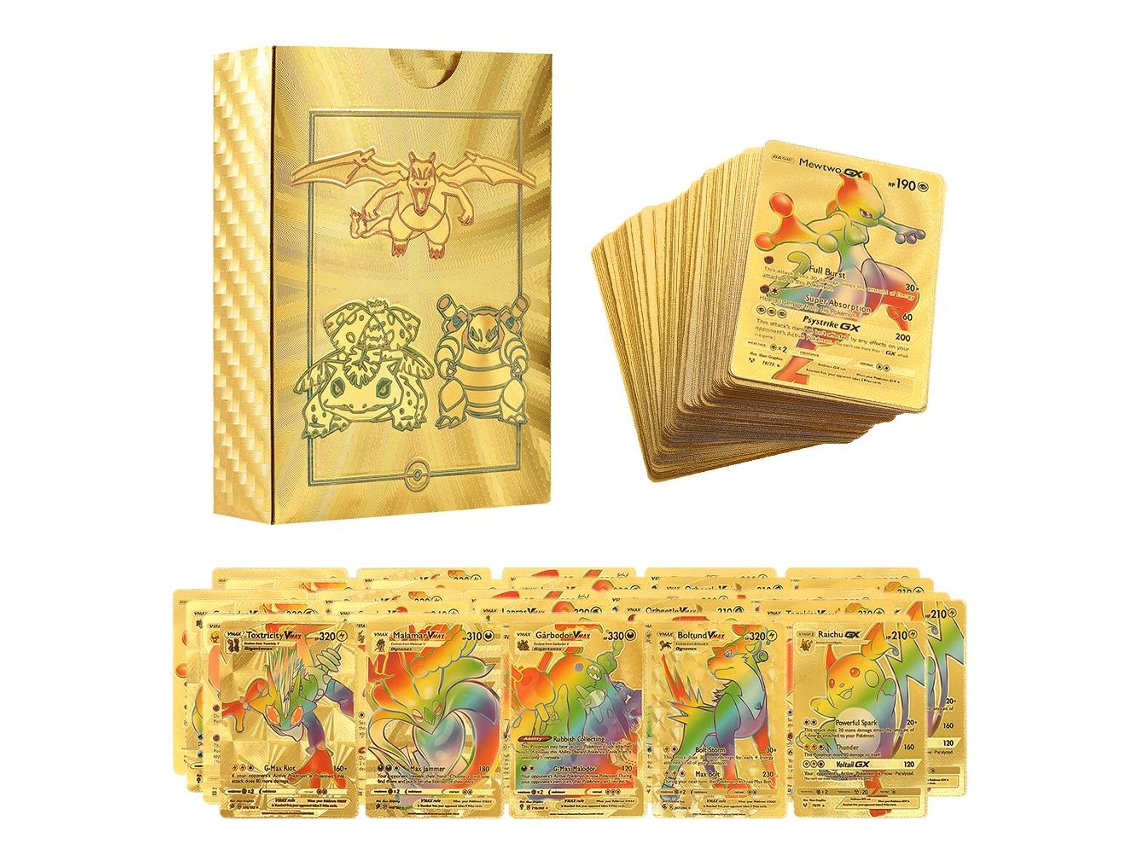 Mali cartões de Anime Folha de Ouro Set 27/55/86/110 Peças Colecionáveis para Crianças