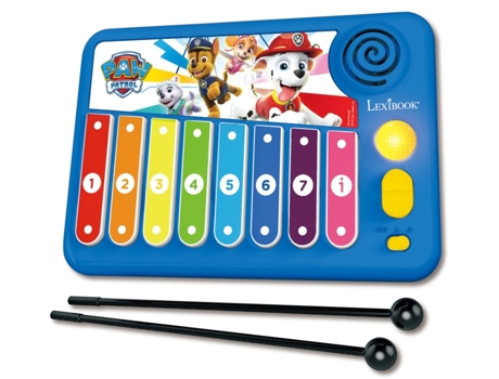 Instrumento Musical LEXIBOOK Xilofone Eletrónico Educativo Da Patrulha Canina (Idade Mínima Recomendada: 3 anos)