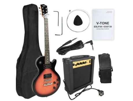 Guitarra Elétrica V Tone Eslp39 Sb 4/4 Les Paul