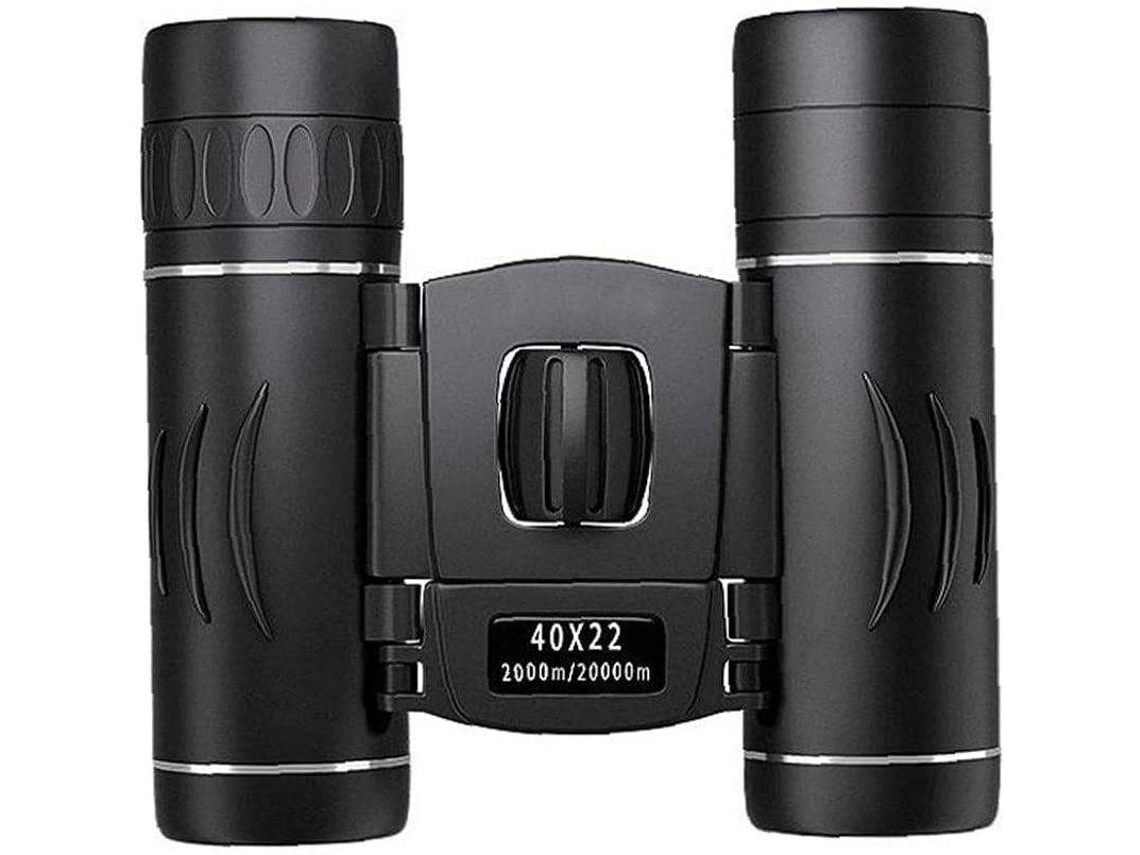 Mini Binóculos 40x22 Telescópio Compacto À Prova D'água Dobrável De Bolso Para Observação De Pássaros Em Caminhadas,(preto)