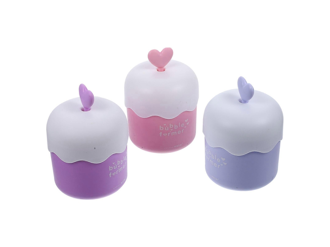 Dispensador De Espuma Para Sabonete Facial, 3 Unidades, Em Formato De Copo, Cores Sortidas Para Uso Geral.