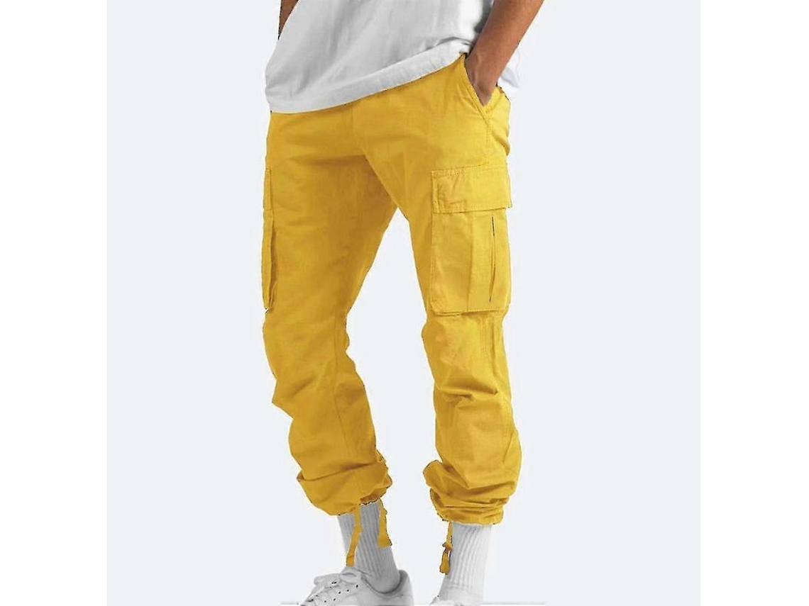 2026 pantalones Cargo Hombre Casual de Algodón Con Bolsillos Múltiples para Actividades Al Aire Libre Y Fitness