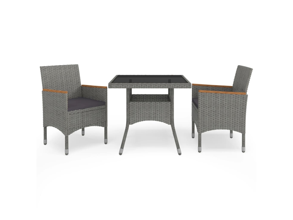 Dining Set, Dining Sets Vidaxl Cinzeto Rattan / Vime (n/a)