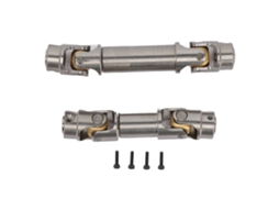 Mali eixo de Transmissão Inox Dianteiro Traseiro Central para Carro Rc Traxxas Trx4m 1/18 Prata