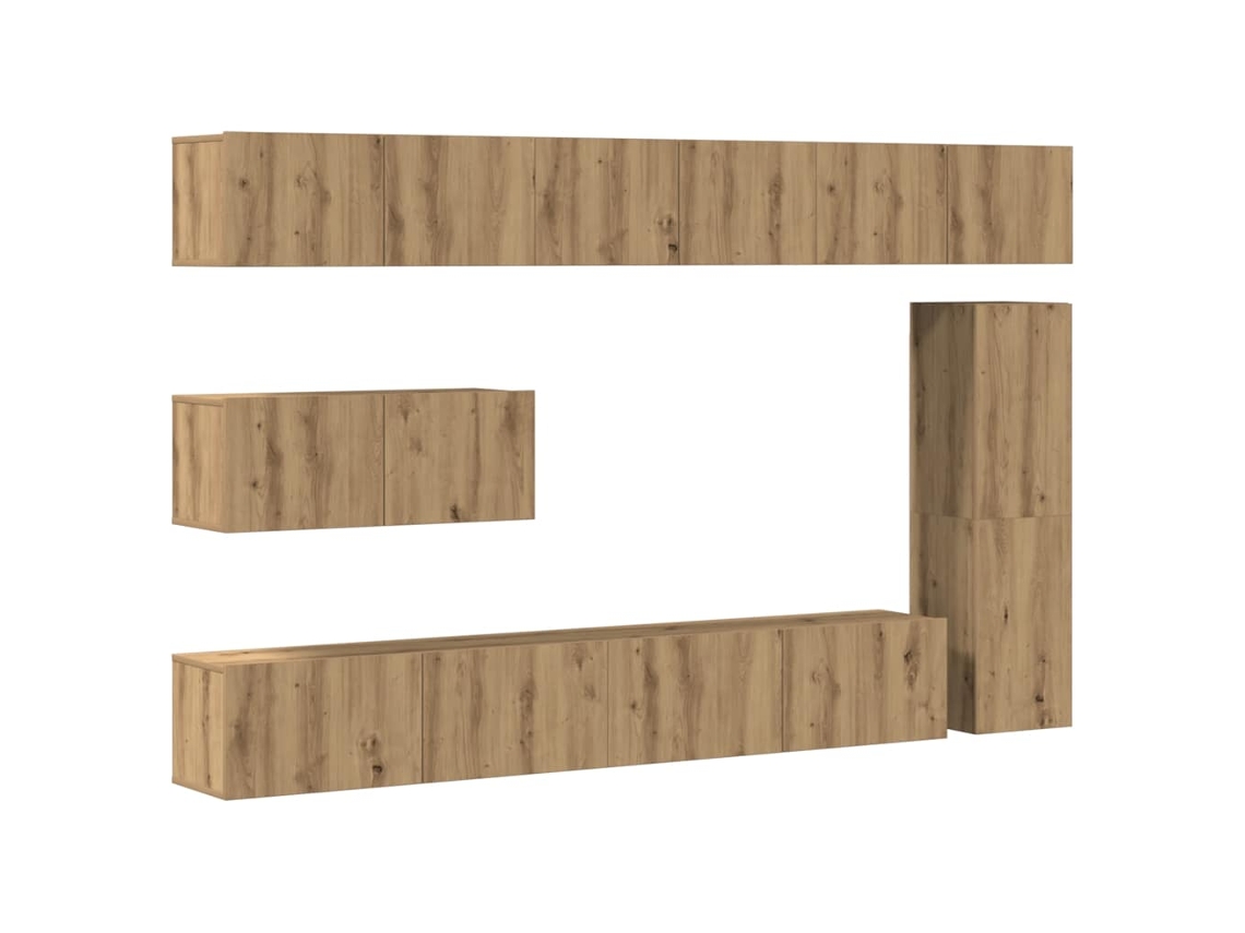 Conjunto de 7 peças para TV de parede MAISON EXCLUSIVE