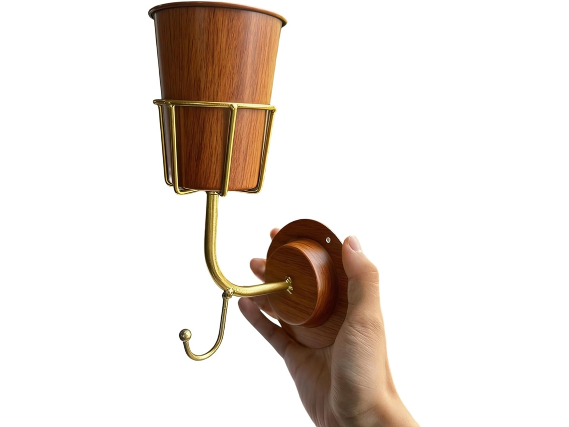 Gancho De Parede Metal Popular E Suporte Para Vasos, Ideal Para Exibir Plantas Decorativas Em Escritórios Domésticos