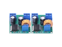 Hkj 2 Peças Módulo Boost Ajustável Conversor Dc Dc Subida Tensão 3~35v para 4~40v