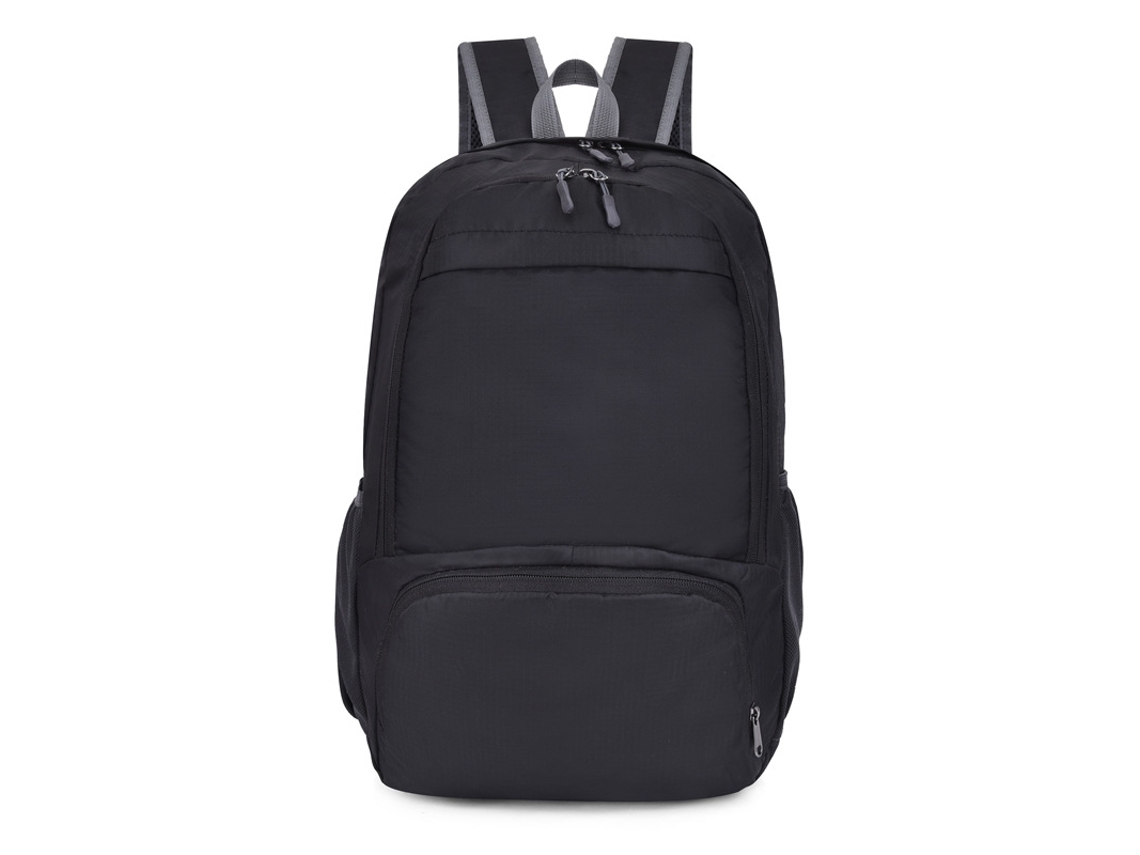 Mochila Dobrável Ultraleve, Mochila Unissex Impermeável, Confortável E Leve, Para Caminhadas, Camping E Ciclismo Ao Ar Livre, Preta