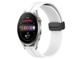 Pulseira De Silicone Com Fecho Magnético, Cor Sólida, Para Huawei Watch 3 Pro, 22 Mm.