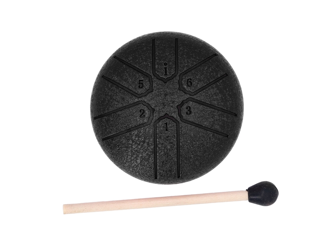 Mali tambores de Língua de Aço Miniatura 3 Polegadas 6 Notas Handpan para Meditação e Relaxamento Infantil