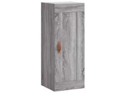 Wall Mounted Cabinet, Wall Mounted Cabinets Vidaxl Cinzeto Madeira Processada (n/a)